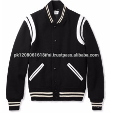 panel design custom made fashion baseball warm jacket